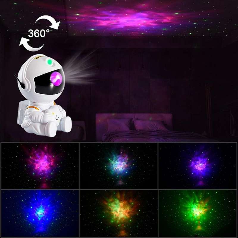 Astronaut Projector Starry Sky Galaxy Stars Projector Night Light C