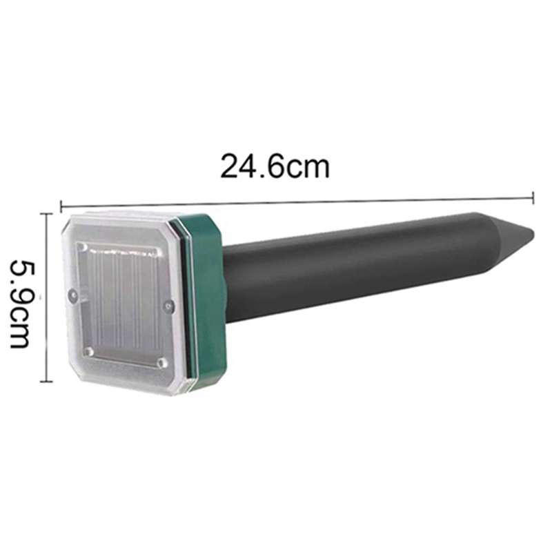 8 Pcs Solar Electronic Snake Repeller for Garden Yard Farm,etc