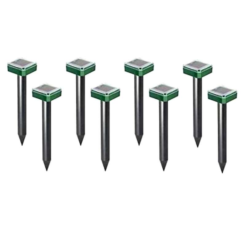8 Pcs Solar Electronic Snake Repeller for Garden Yard Farm,etc
