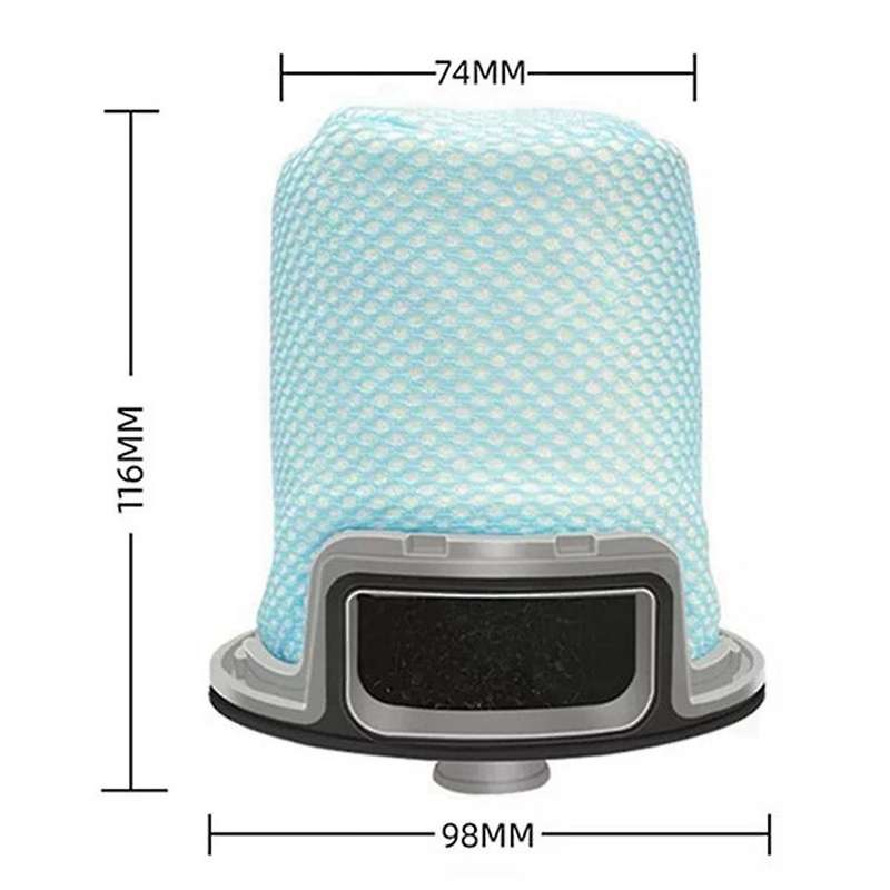 Front Filter and Rear Filter for Xiaomi Roborock T7 Plus T7s Plus S7
