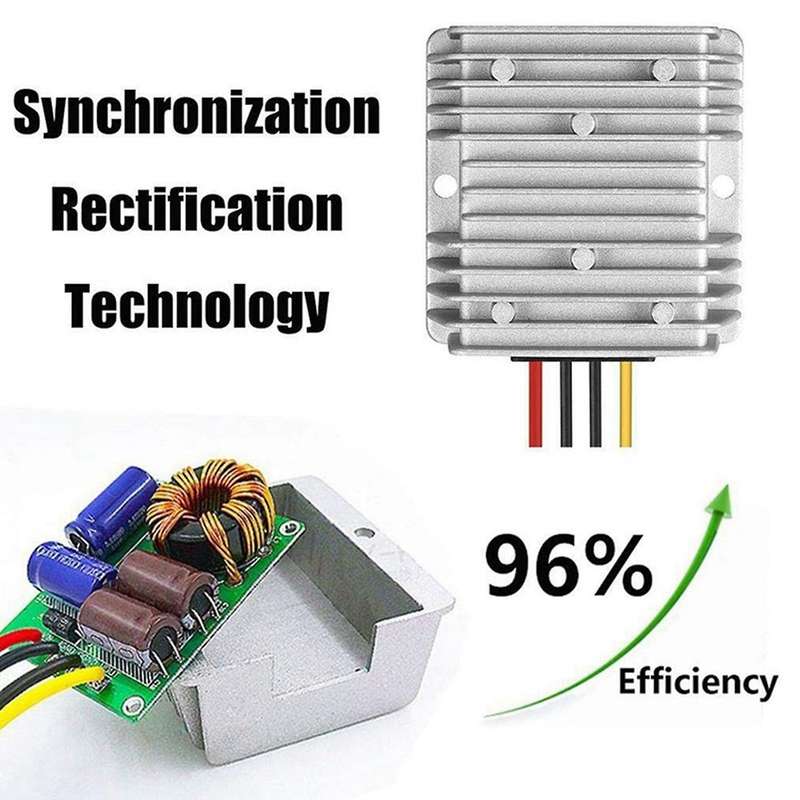Dc Automatic Buck Boost Converter Dc 8v-40v to 13.8v 10a Regulator