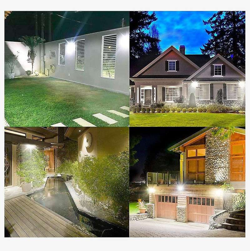 Outdoor Solar Security Lights, Solar Powered Lights 270 Wide Angle
