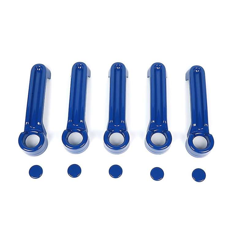 Door Handle Inserts Cover Kit for Jeep Wrangler Jk 2007-2017 , Blue