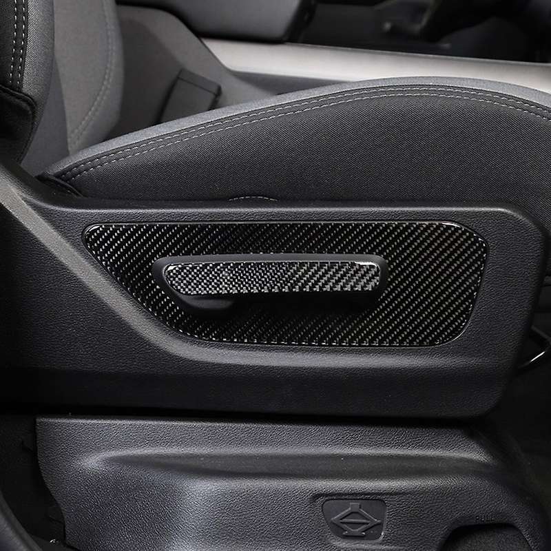 Seat Adjustment Panel for Dodge Ram 1500 2018-2022, Carbon Fiber