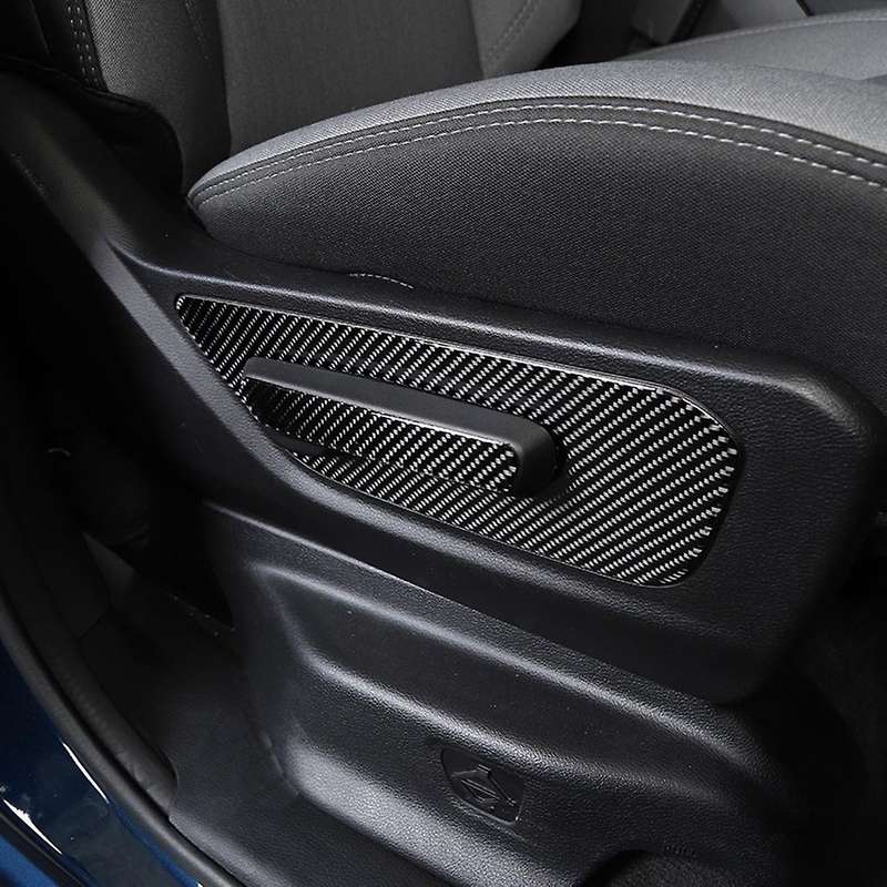 Seat Adjustment Panel for Dodge Ram 1500 2018-2022, Carbon Fiber