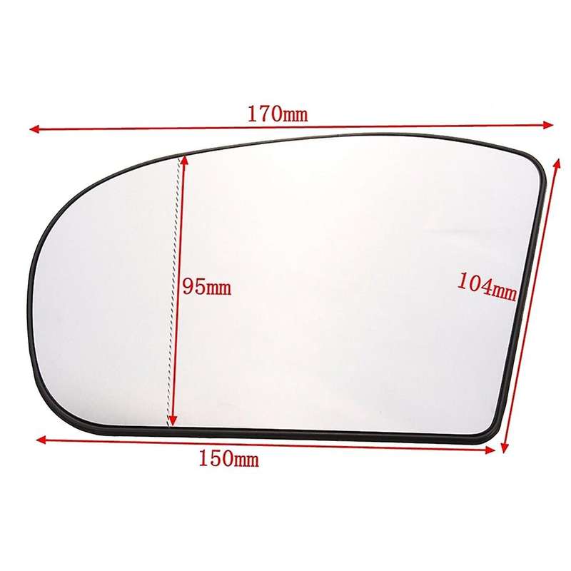 Car Rearview Mirror Heated Glass for Mercedes-benz C-class E-class