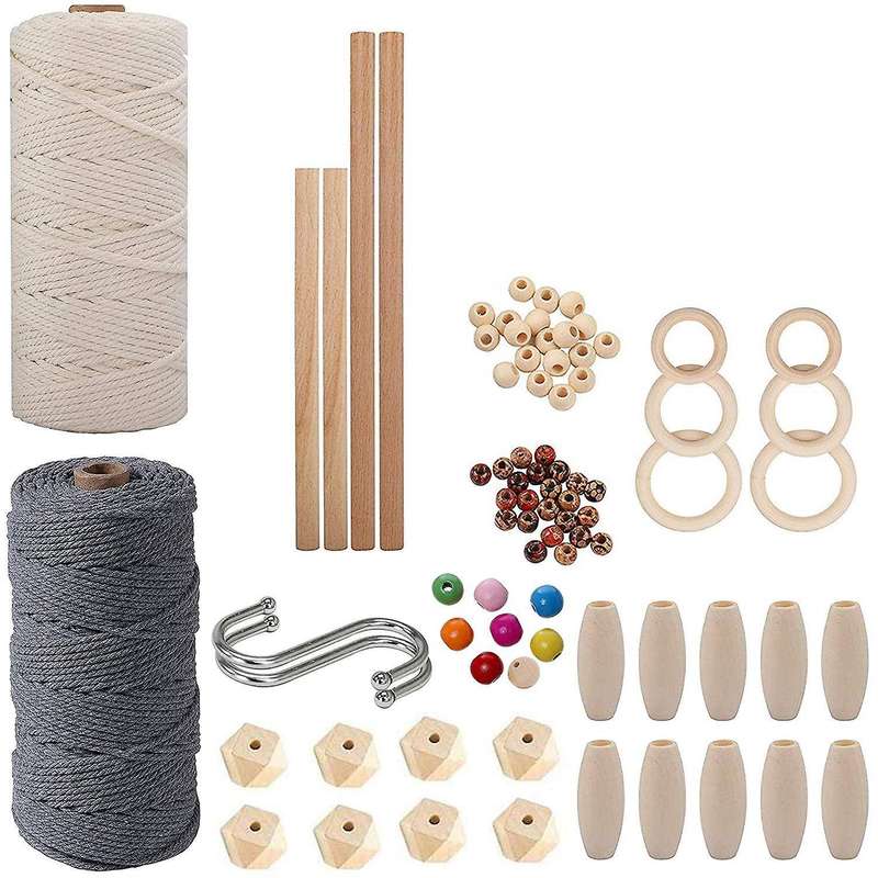 Diy Macrame Wall and Plant Hanging Starter Kit for Macrame Starter