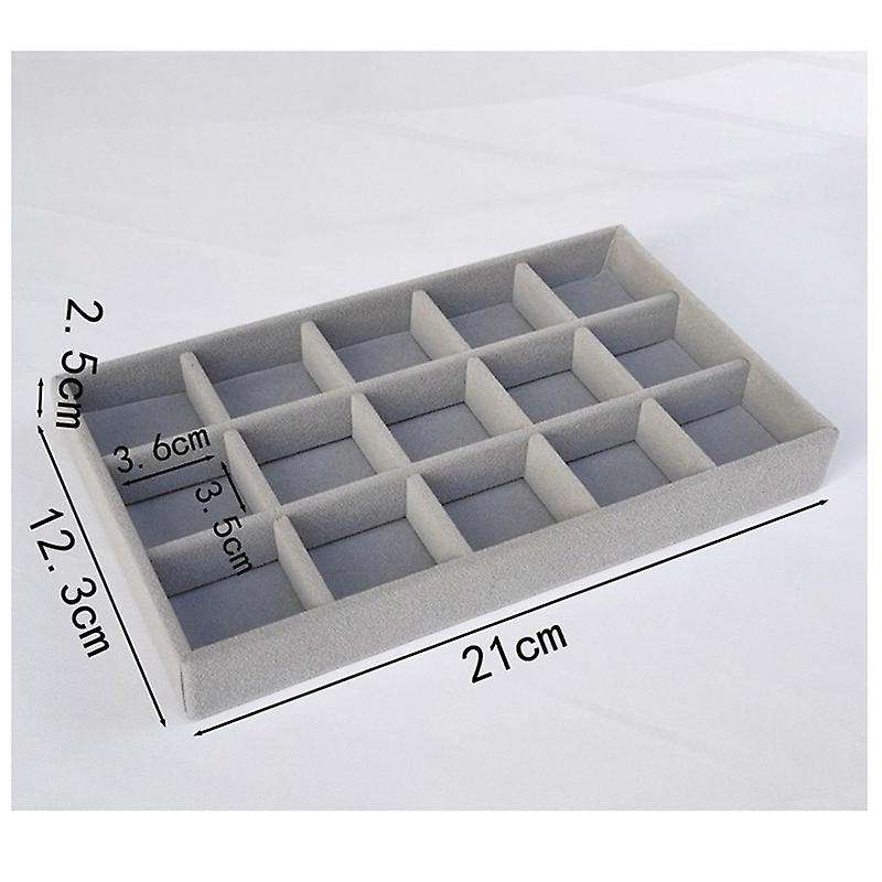 Three-drawing Multi-frame Acrylic Flannel Storage Box