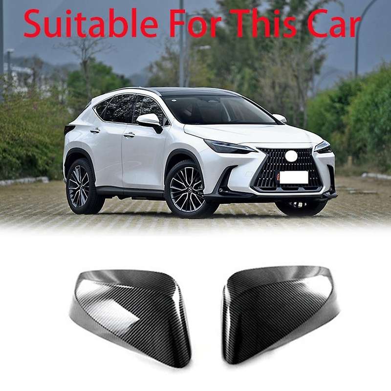 2pcs for Lexus Nx260 350h 450h 2022 View Mirror Cover Baked Black
