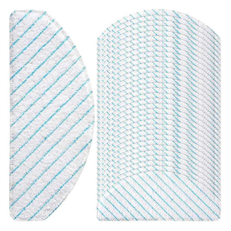 100 Pcs Mop Pads for Ecovacs T9 T9+ T8 T8+ T8 Aivi N8 N8 Pro Robot