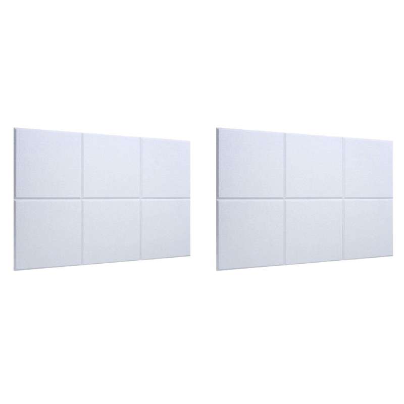 6pcs Acoustic Absorption Panel 12x 12 X 0.4 Inch Sound Proof Padding