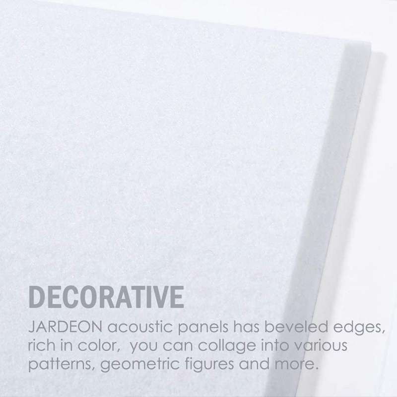 6pcs Acoustic Absorption Panel 12x 12 X 0.4 Inch Sound Proof Padding