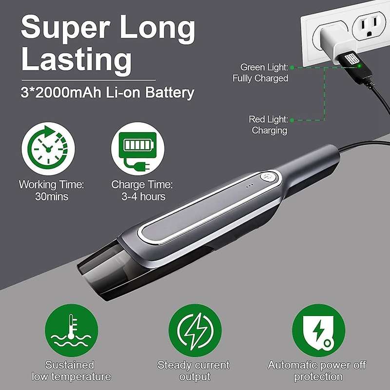 High Power 9kpa Car Vacuum Cleaner, for Car, Home, Office, Pet Hair