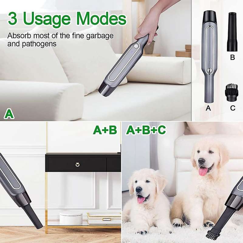 High Power 9kpa Car Vacuum Cleaner, for Car, Home, Office, Pet Hair