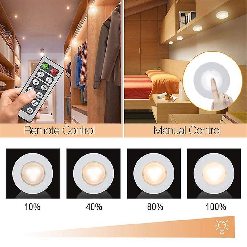11pcs Dimmable Contact Sensor Under Cabinet Light Hallway Night Lamp