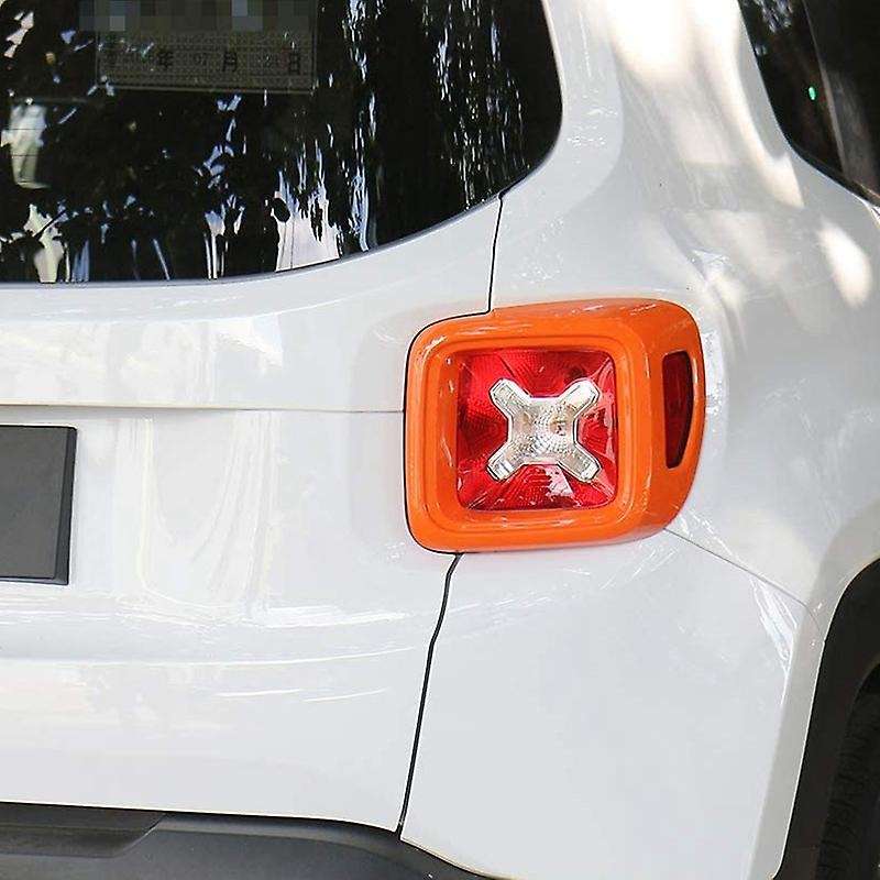 Car Tail Light Cover Rear Lamp Frame Trim for Jeep Renegade 2016 2017