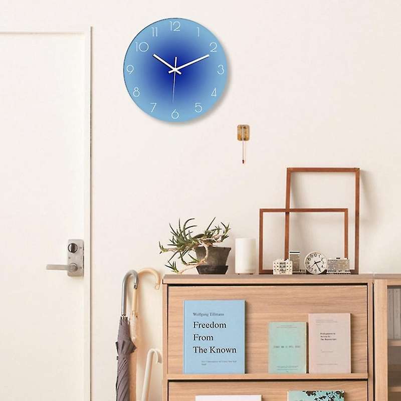 12 Inch Nordic Wall Clock 3d Ins Wall Hanging Silent Simple Clock A