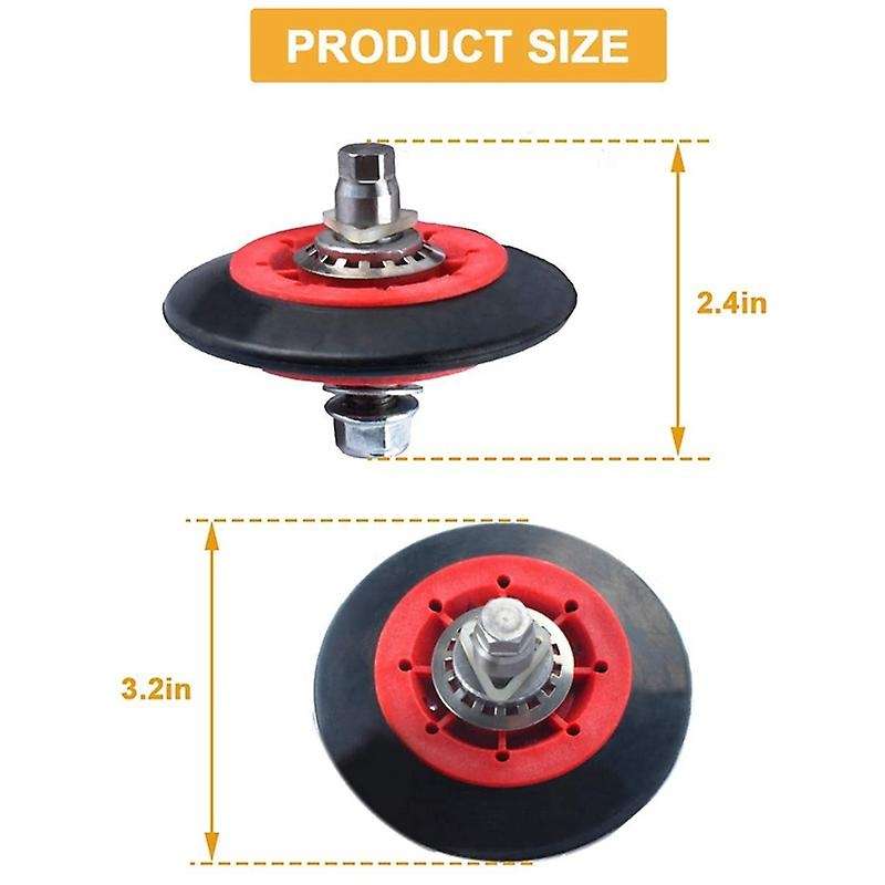 4 Pack Of 4581el2002c Dryer Drum Roller Assembly Fit for Lg, Kenmore