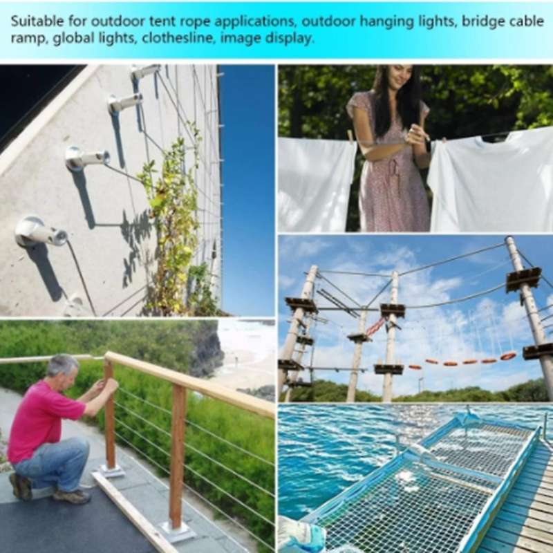 Stainless Steel Turnbuckle Cord Kit for Sun Shade Tent Installation