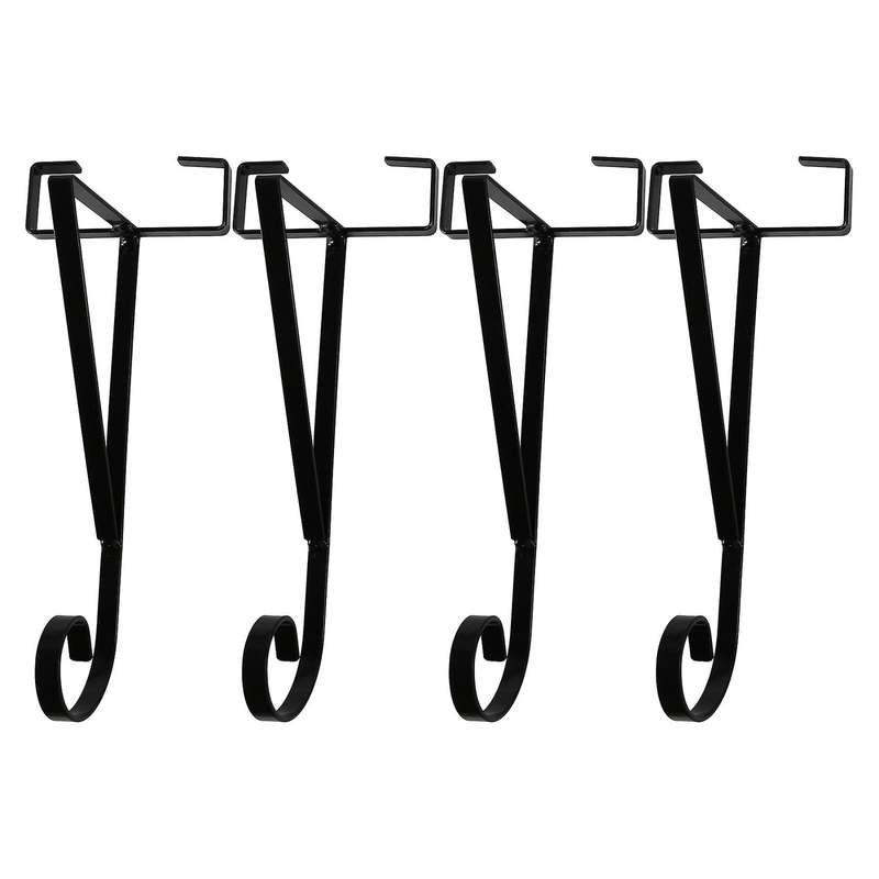 4 X Hanging Basket Brackets 11 In for Concrete Rust-proof-no Drilling