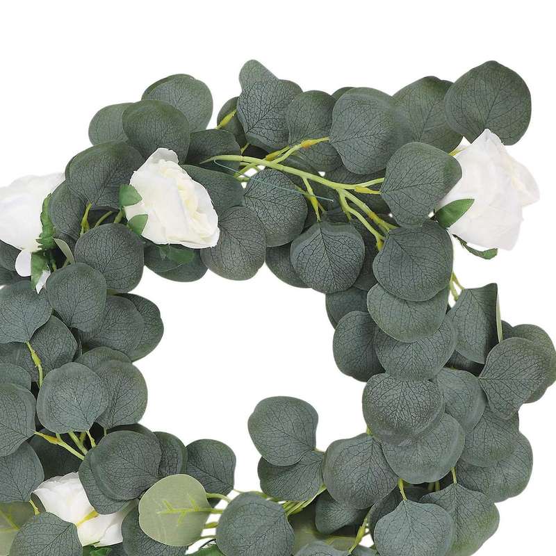 3pcs 6.5foot Artificial Eucalyptus Garland,for Wedding Decor