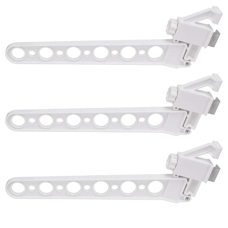 3pcs Portable Drying Rack All-in-one Camping Trailer without Drilling