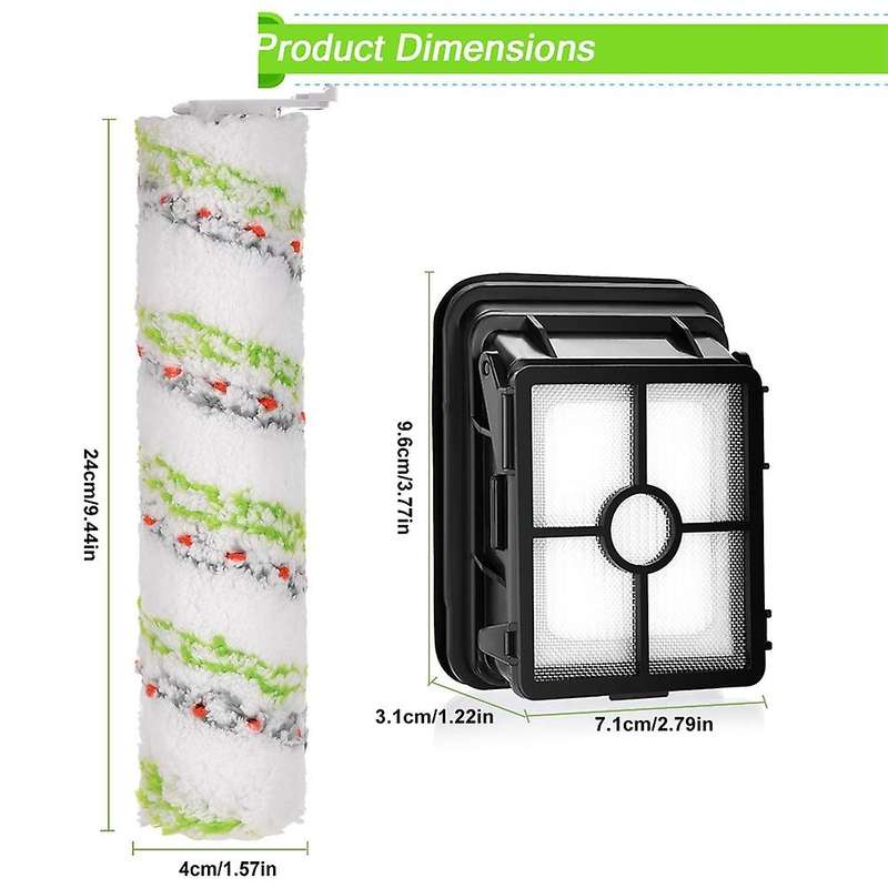 Replacement Roller Brush Hepa Filters Compatible for Bissell