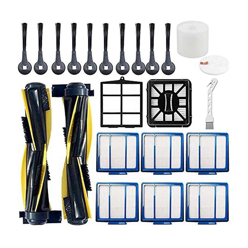 Dust Foam Hepa Filter Main Roller Side Brush Kit for Shark Iq R101ae