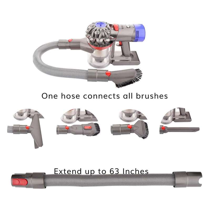 8 Pcs Accessory Tool Set for Dyson V15 V11 V10 V7 V8 Vacuum Cleaner B