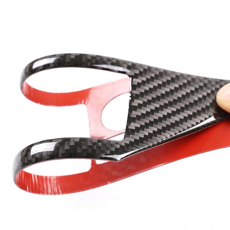 For Toyota Hilux Carbon Fiber Car Door Glass Lift Switch Cover Trim