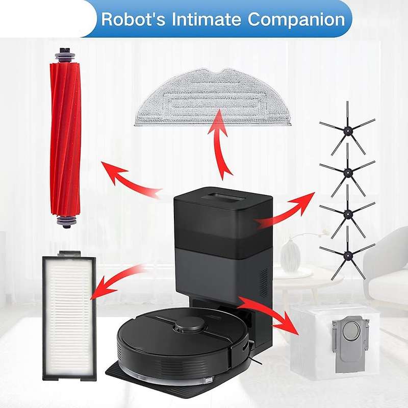 1set Vacuum Accessories Replacement for Roborock Q7+ Reusable