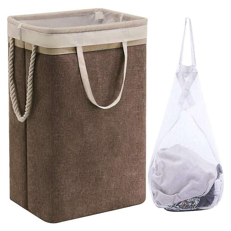 Laundry Basket Household Detachable Dirty Clothes with Mesh Bag C