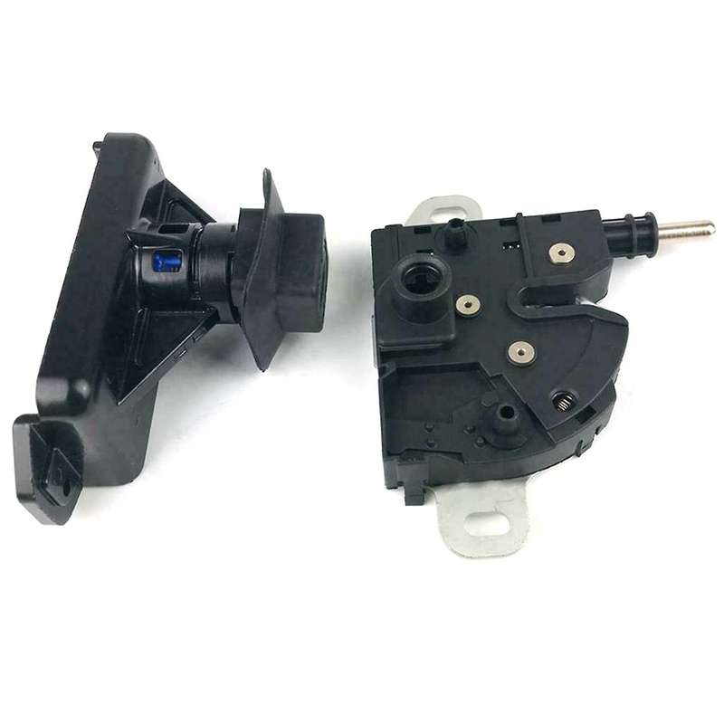Black Bonnet Hood Catch Latch for 2 Keys for Ford Transit Mk7 06-11