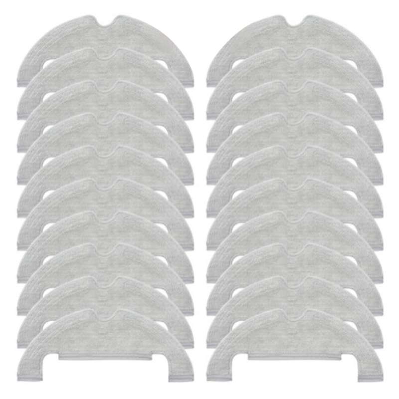 20 Pcs Mop Cleaning Cloth for Dreame Bot Z10 Pro L10 Plus Vacuum