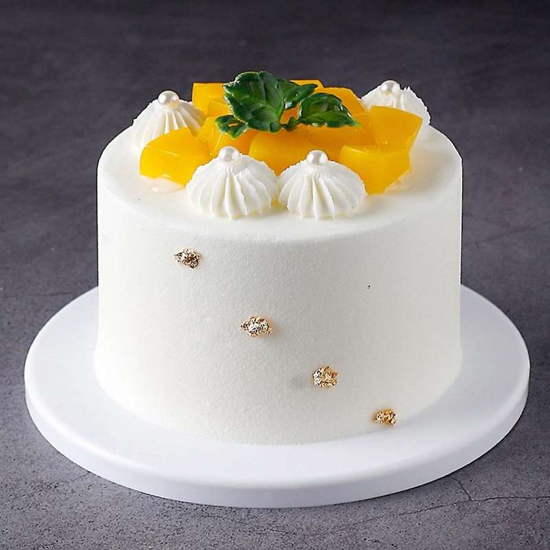 6inch Silicone Cake Model Embryo Birthday Cake Window Display (a)