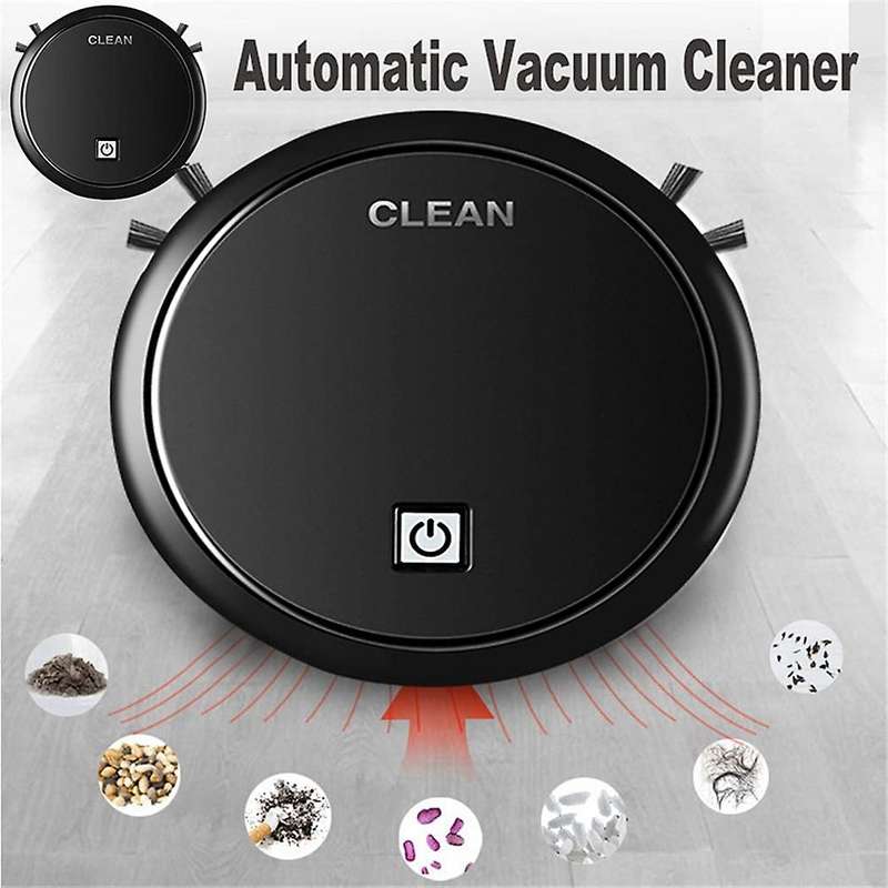 Robot Vacuum and Mop, Robot Vacuum Cleaner with 1200pa Black