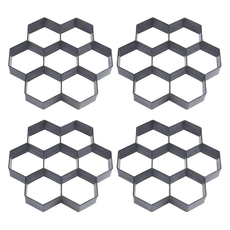 Stepping Concrete Paver Mold Mold Garden Paving Stone Molds 30x30cm