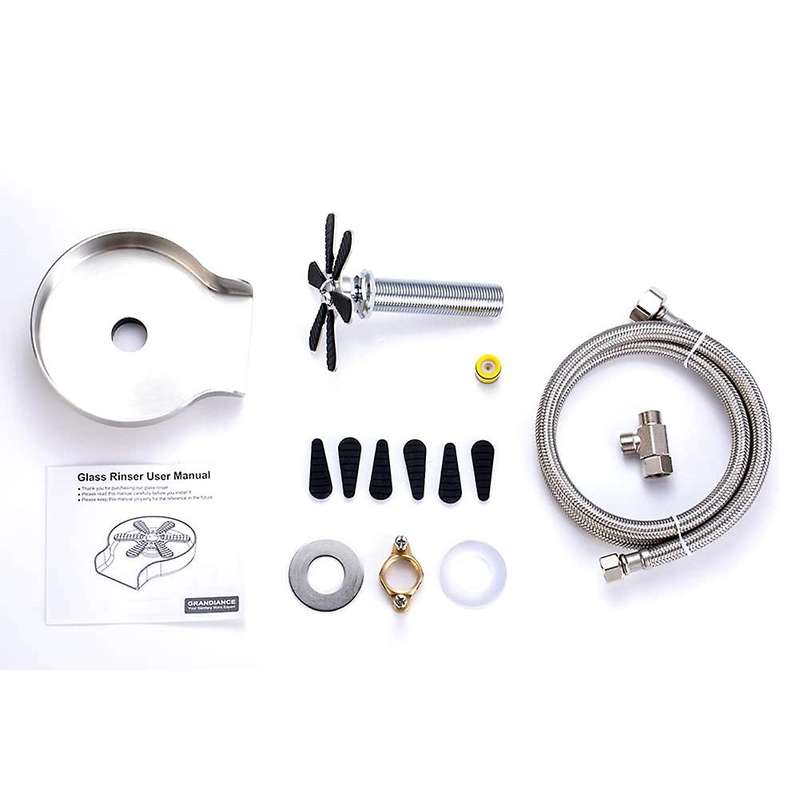 Kitchen Sink Metal Glass Washer, Cup Cleaner, Faucet Glass Washer