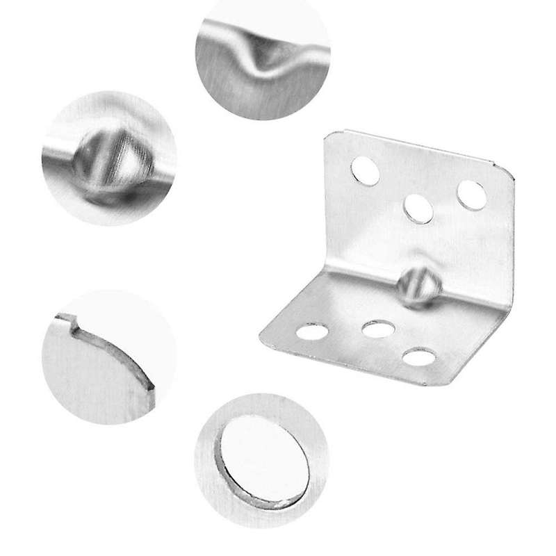 50pcs Corner Braces Brackets,stainless Steel Right Angle L Shaped