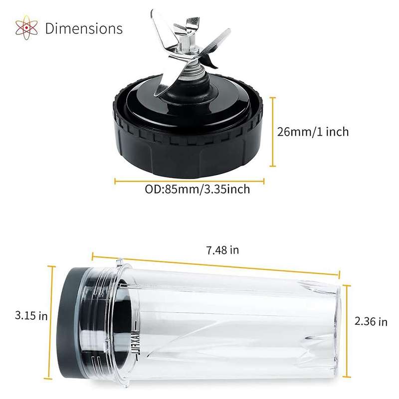 Blender Extractor Blade Parts for Nutri Ninja, for Bl770 Bl780