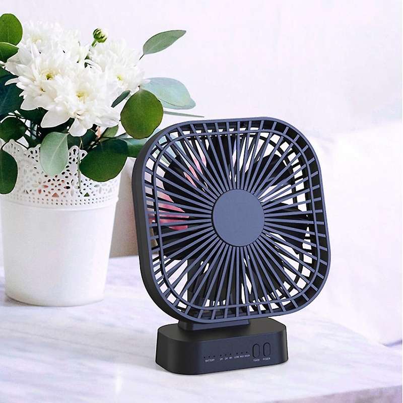 Mini 5.5 Inch Handheld Usb Fan Timed Rechargeable Fan Portable