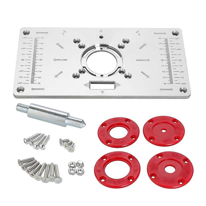 Woodworking Edger Aluminum Alloy Flip Board for Woodwork Cutting