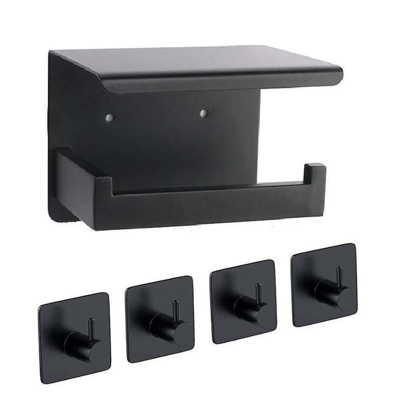 Toilet Paper Holder with Shelf, Toilet Paper Roll Holder
