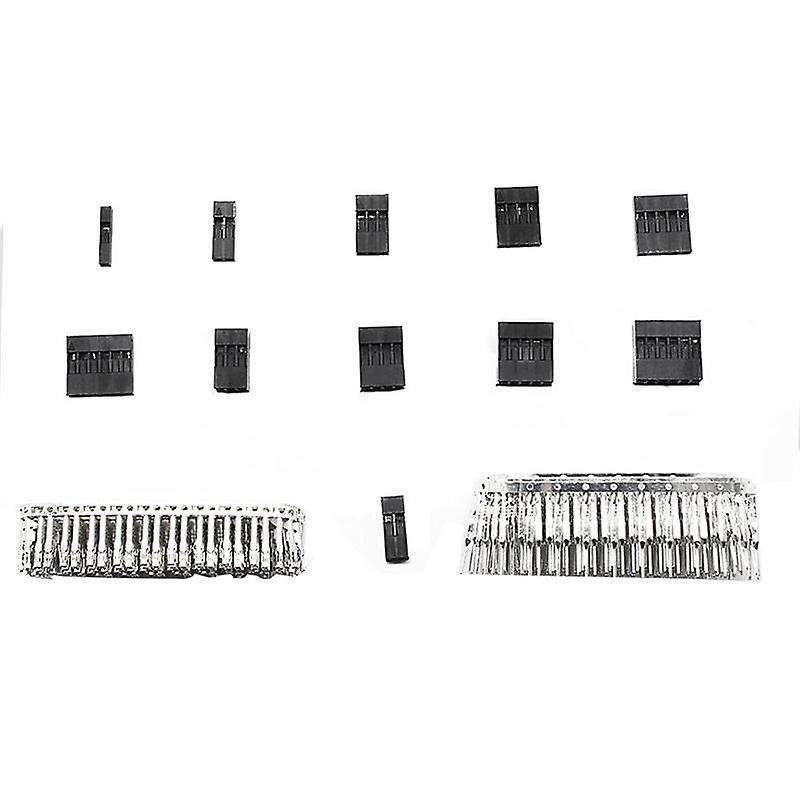 620pcs Dupont Connector Kit with Wire Crimper Plier 2.54mm Pitch