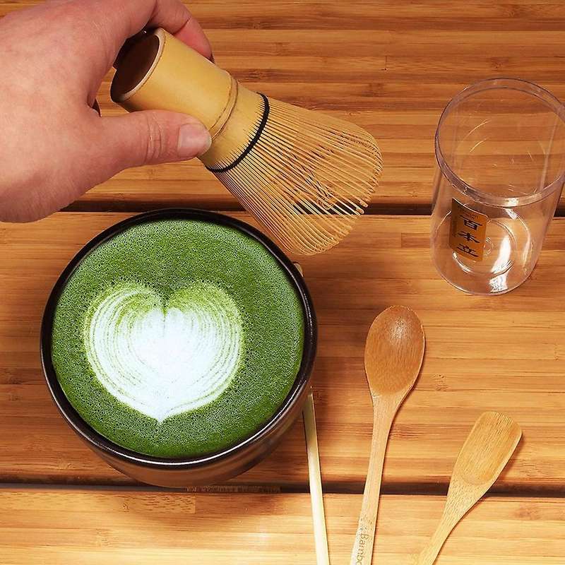 Traditional Handcurled 100 Tate Matcha Utensil 3pcs