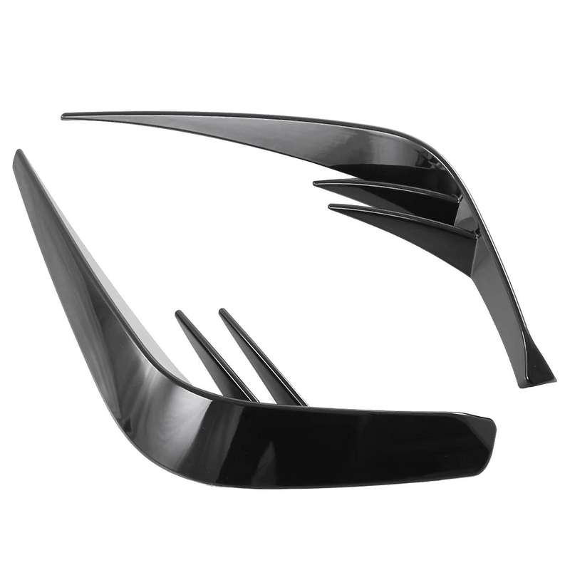 For Toyota Rear Fog Light Lamp Bezel Cover Eyelid Eyebrow Trim