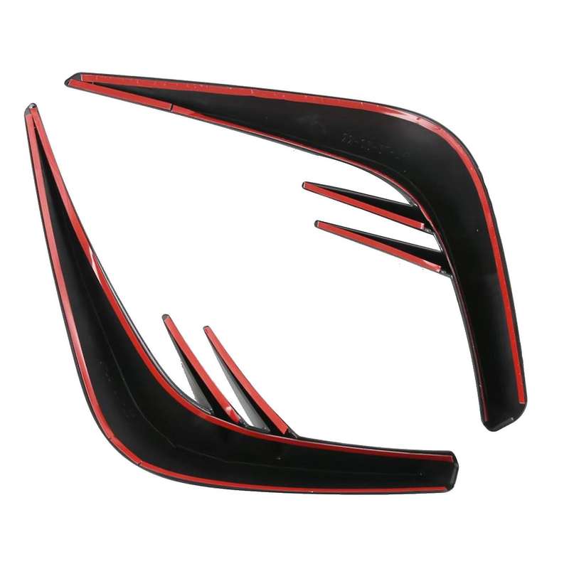For Toyota Rear Fog Light Lamp Bezel Cover Eyelid Eyebrow Trim