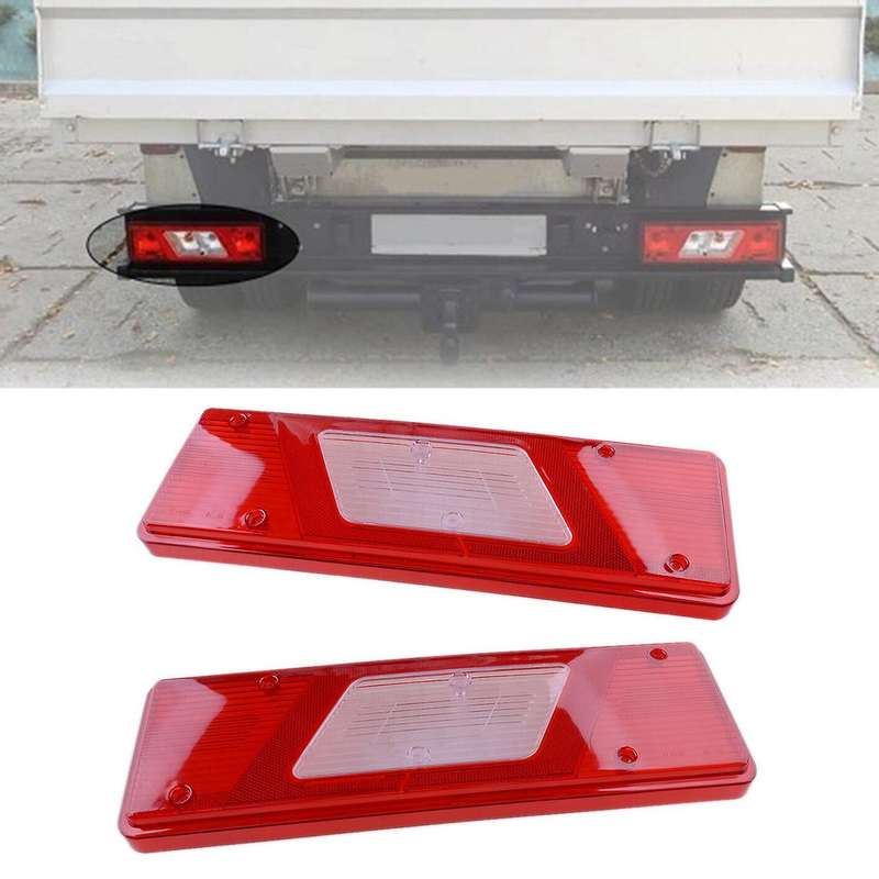 Rear Light Lamp Lens Right & Left Tail Light Cover