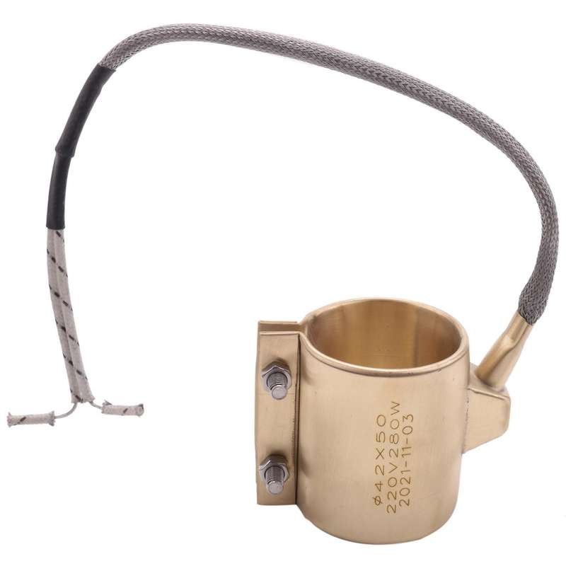 2pcs 42x50mm 220v 280w Electric Copper Barrel Brass Band Heater