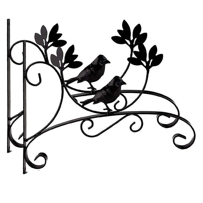 2pcs Wall Mount Hanging Hook Metal Indoor Outdoor Decorative Hanger